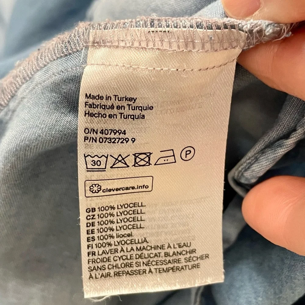 Denim high-low hem dress - Picture 8 of 8